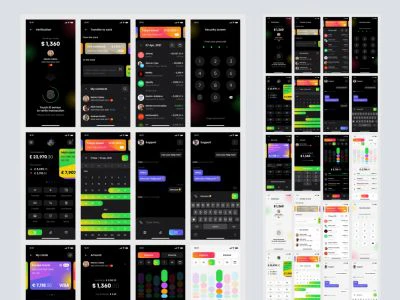 Banking App Free UI Kit for Figma  - Free template
