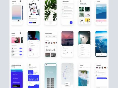 Card - Free UI Kit For InVision Studio  - Free template