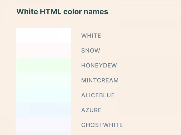 CSS Colors  - Free template