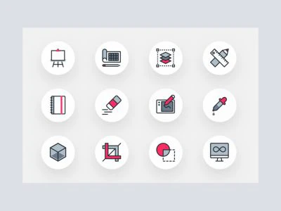 Design Tools Free Icon Pack  - Free template