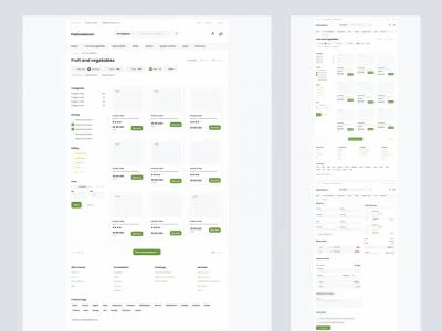 eCommerce Free Templates for Figma  - Free template