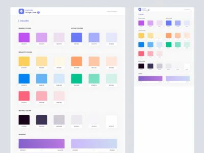 Eggplore UI Style Guide  - Free template