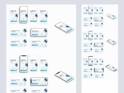 Flat Mobile Frames Mockups for Figma  - Free template