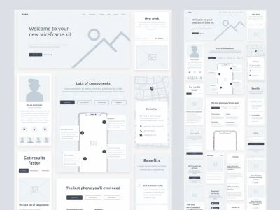 Form - Wireframe kit from InVision  - Free template