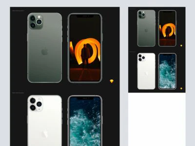 Free iPhone 11 Pro Mockup for Sketch  - Free template