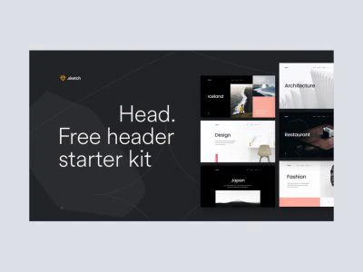 Head: Free Sketch Header Starter Kit  - Free template