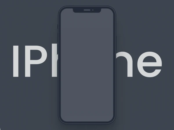 iPhone 12 Pro Mockup Light & Dark  - Free template