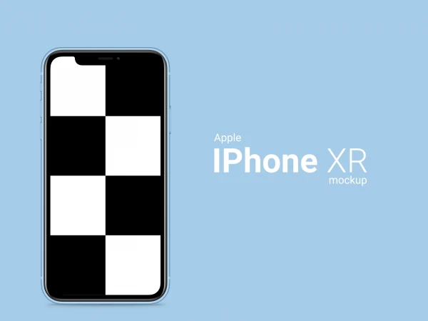 iPhone XR Color Mockup  - Free template