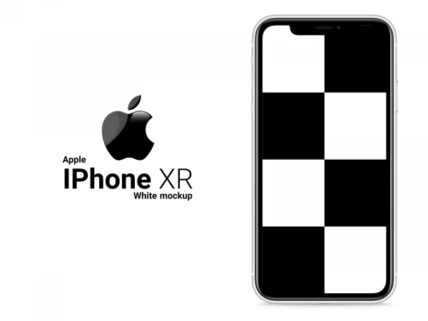 iPhone XR Mockup  - Free template