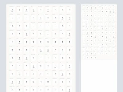 Keyicons - The clean icon set  - Free template