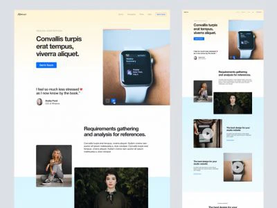 Landing Page Free UI Kit for Figma  - Free template