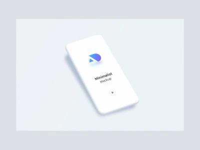 Minimalist Phone Mockups  - Free template