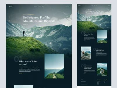 MNTN Free Landing Page for Figma  - Free template