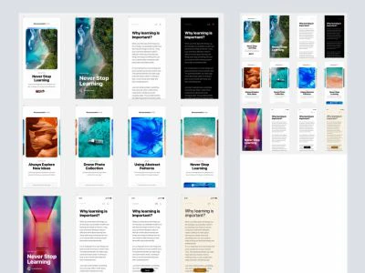 News App Concept Template  - Free template