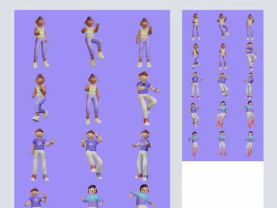 Nikuu - Free 3D Illustration Pack for Figma  - Free template