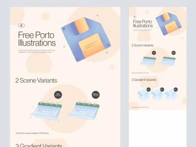 Porto Free Illustrations  - Free template