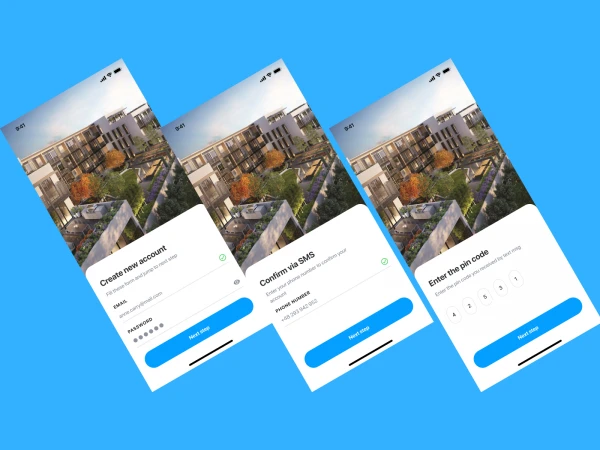 Real Estate UI Kit iOS  - Free template
