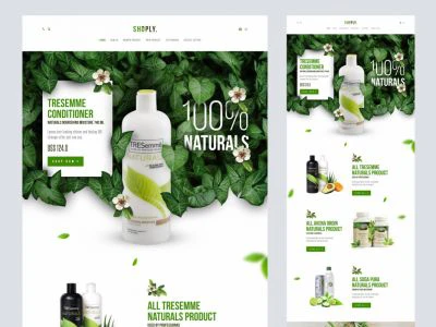 Shoply Landing Page  - Free template