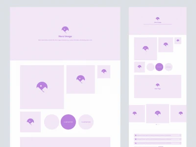 Website Wireframe Kit  - Free template