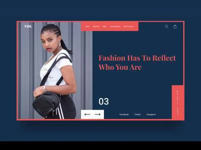 Fashion Free Web UI Kit  - Free template