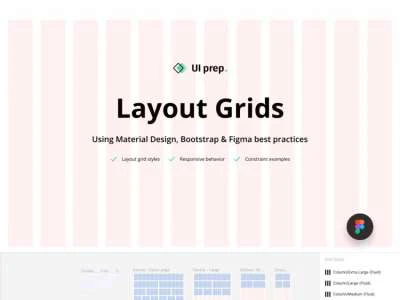 Figma Layout Grids  - Free template