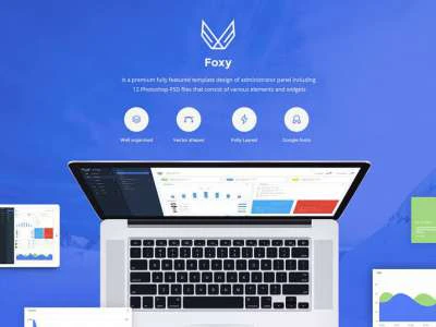 Foxy Admin UI Dashboard  - Free template