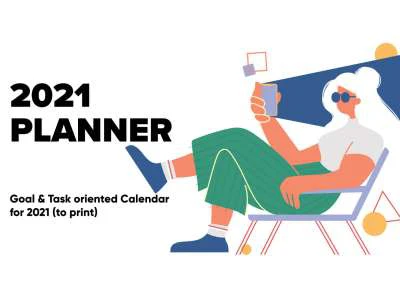 2021 Planner Template  - Free template