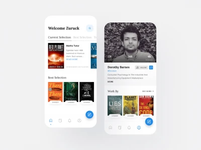 Audio Book iOS  - Free template