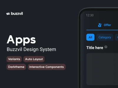 Buzzvil Design System  - Free template