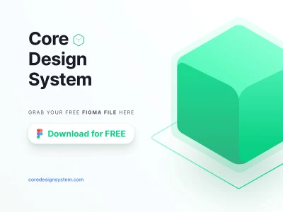 Core Design System  - Free template