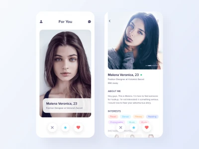 Dating App  - Free template
