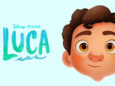 Disney Pixar Luca 3D Illustration & Animation  - Free template