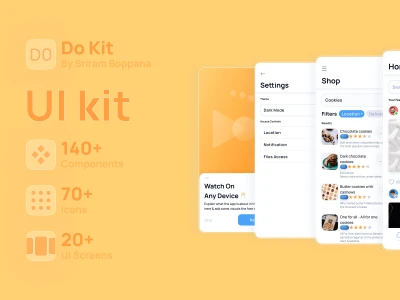 Do Kit – Multipurpose UI Kit  - Free template