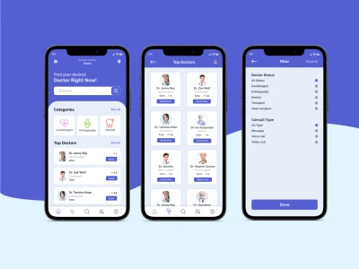 Doctor Appoinment iOS App  - Free template