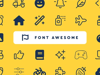 Font Awesome Icon Component  - Free template