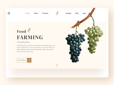 Food Farming  - Free template