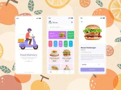 FoodLand – Food Delivery UI Kit  - Free template