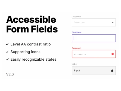 Form Fields UI Kit  - Free template