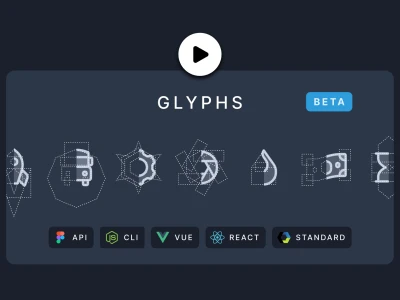 Glyphs Pack  - Free template