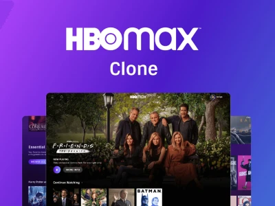 HBO MAX Clone UI Kit  - Free template