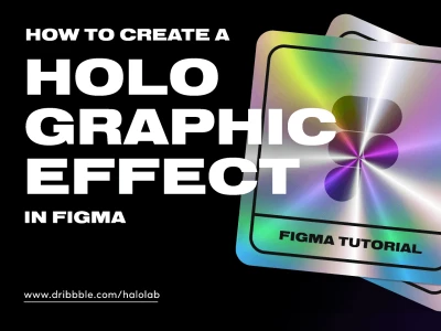 Holographic Effect Tutorial  - Free template