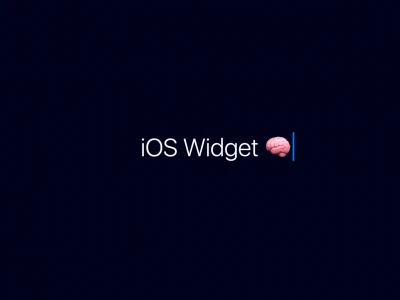 iOS Widgets for iPhone  - Free template