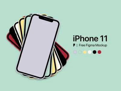 iPhone 11 Mockup  - Free template