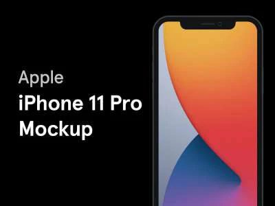iPhone 11 Pro Mockup  - Free template