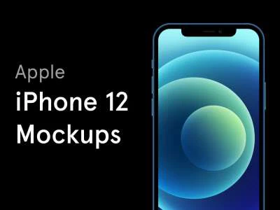 iPhone 12 Mockups  - Free template
