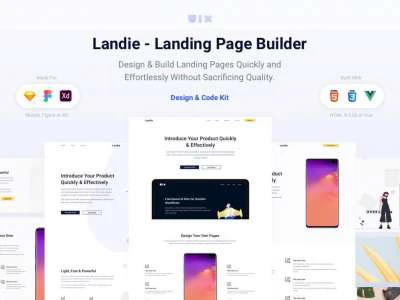 Landing Page Builder  - Free template