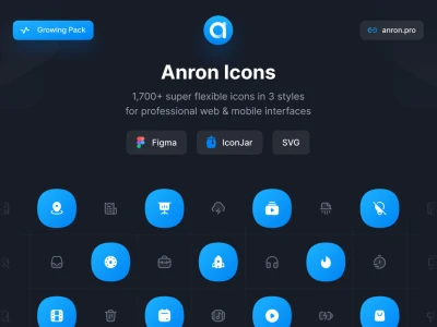 Line and Duotone Icons  - Free template