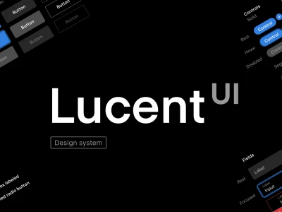 Lucent Design System  - Free template