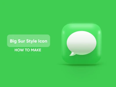 macOS Big Sur Icon Tutorial  - Free template