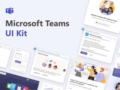 Microsoft Teams UI Kit  - Free template